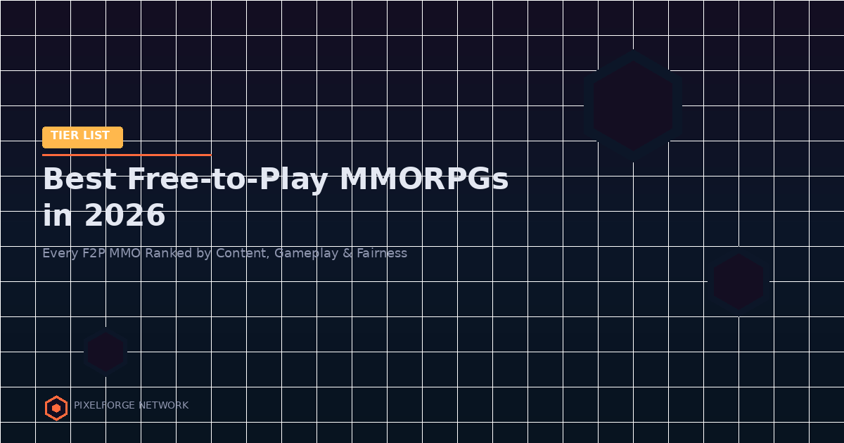 Free MMOs 2026 comparison — honest F2P monetization tier breakdown