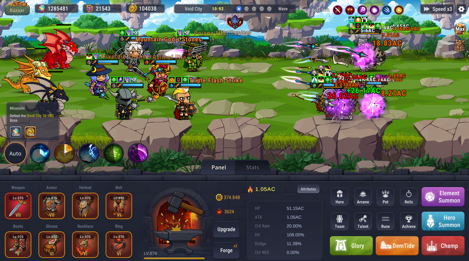 Elemental Master: Heroes Assemble screenshot 1