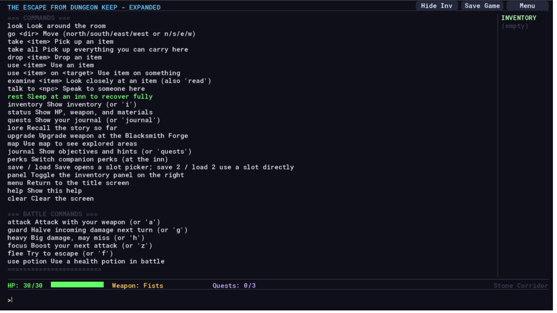 The Escape From Dungeon Keep screenshot 3
