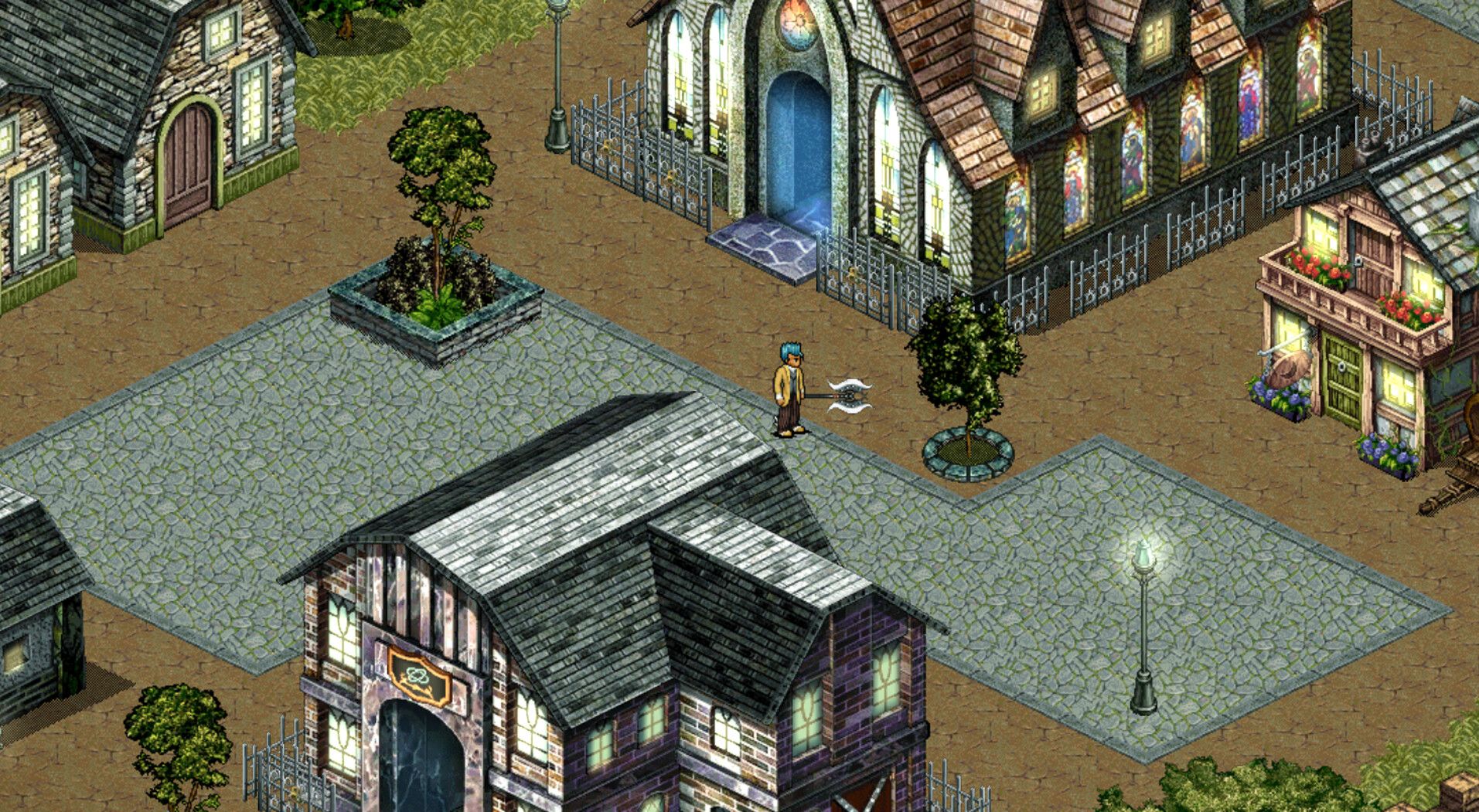 Godius Eternal War 2D pixel MMORPG nation warfare player economy old-school online RPG