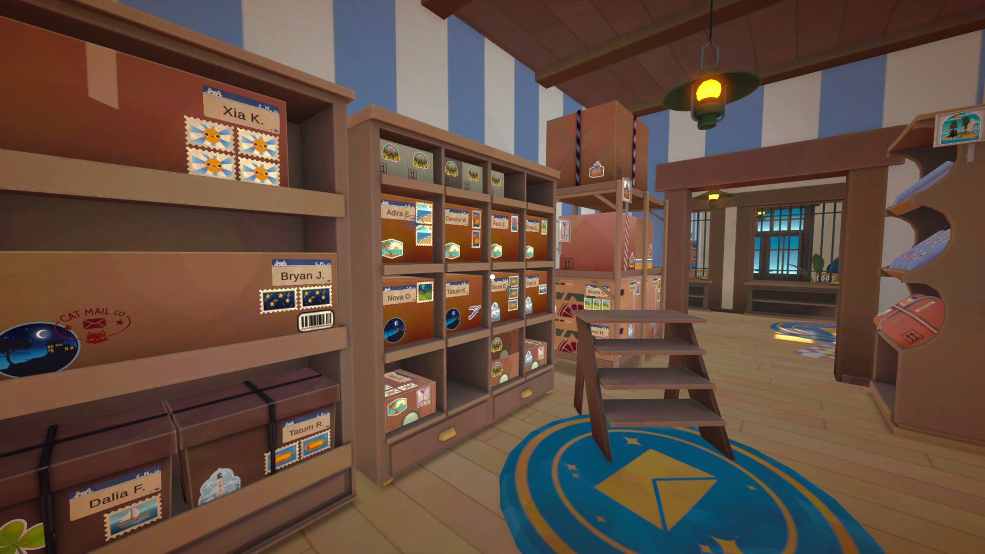 Cat Mail Co. Steam header — indie release by Maracas Studio