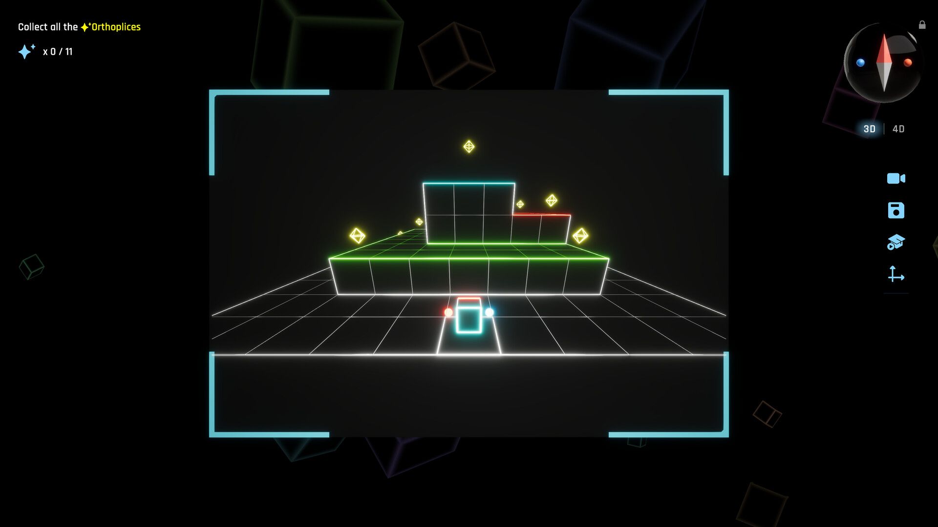 4D Intuition Steam header — indie release by Yu Gu (yugu233)