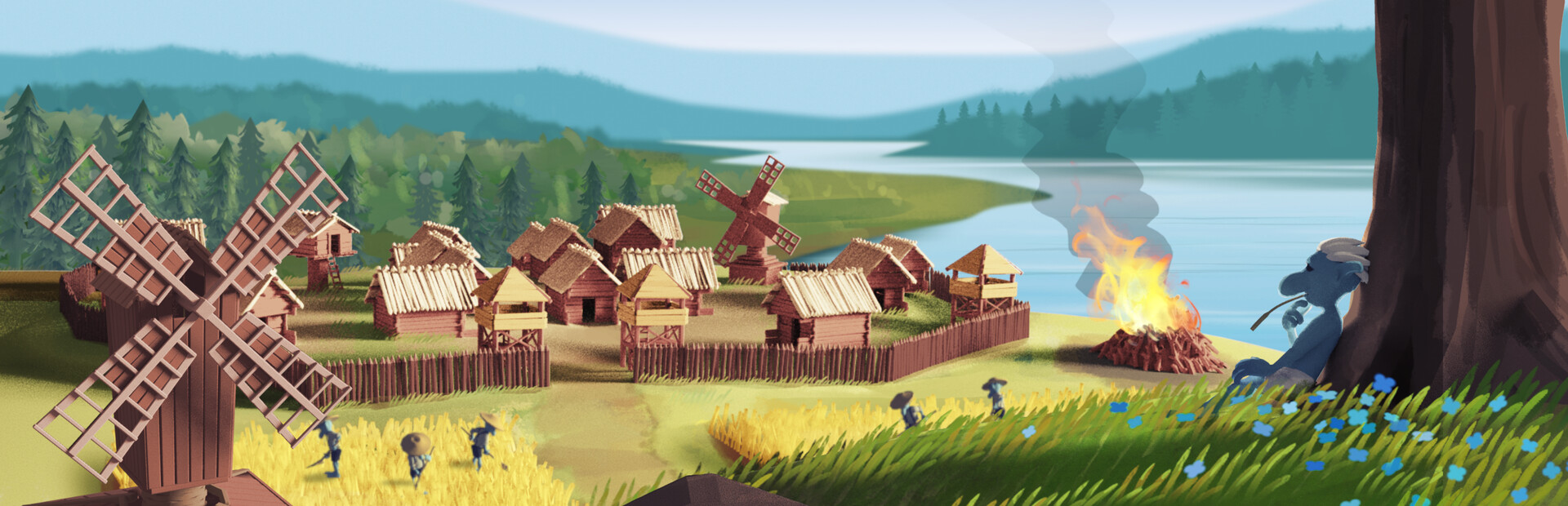 Goblin Camp Steam library hero art