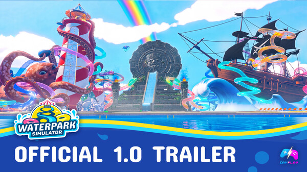 Waterpark Simulator trailer preview from Steam