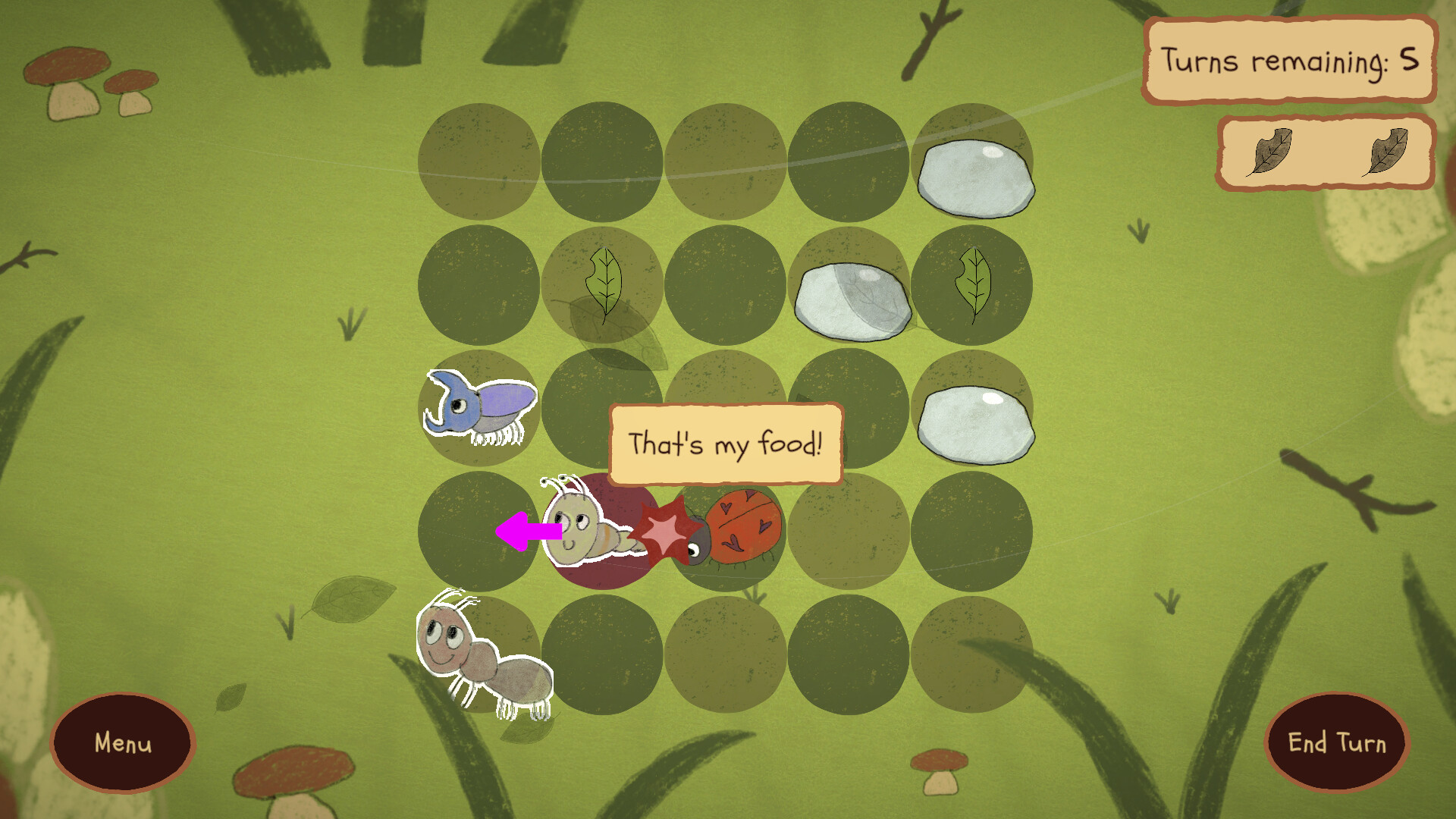Caterpillar King screenshot