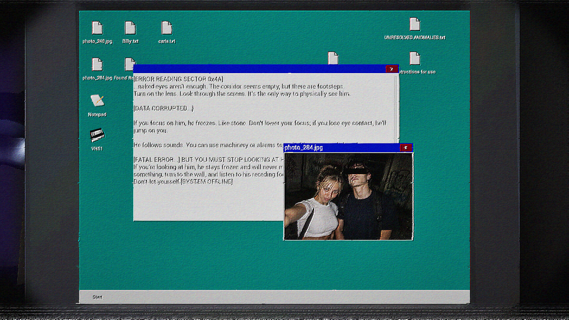 Room 0 in-game screenshot 2