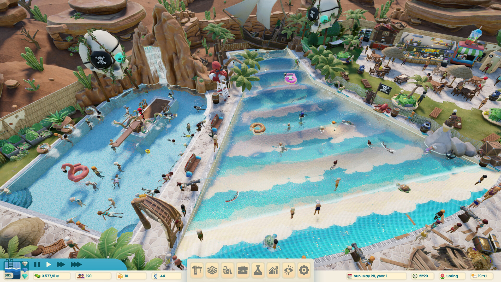 Aquapark Tycoon in-game screenshot 3