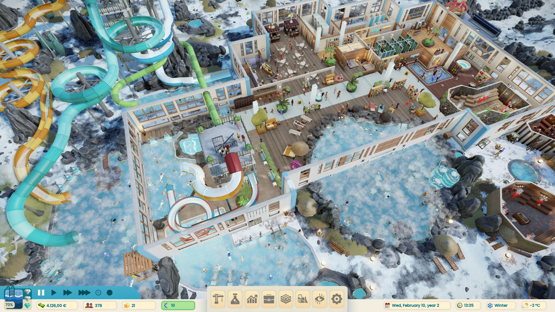 Aquapark Tycoon in-game screenshot 2