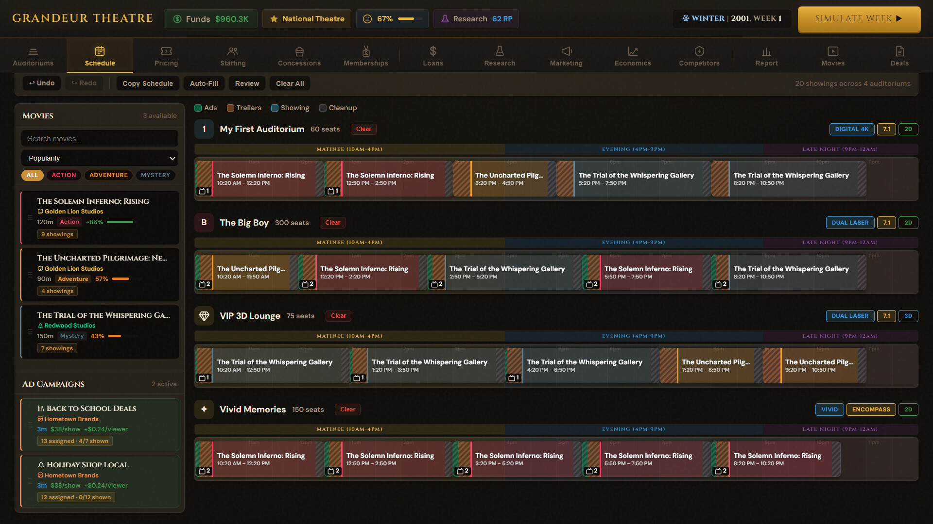 Box Office Mayhem: Theatre Tycoon in-game screenshot 2