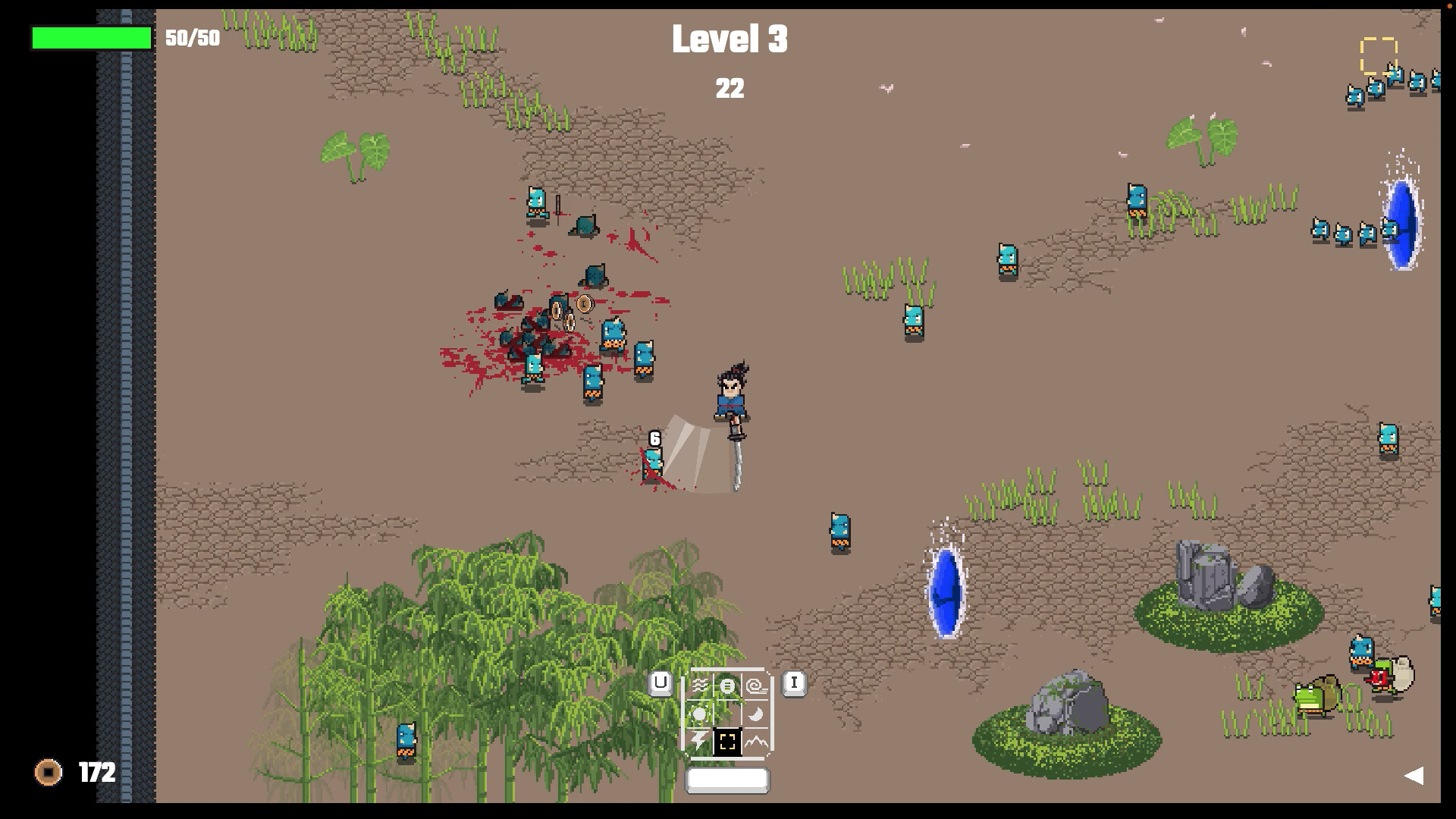 Samurai beat demons in-game screenshot 3