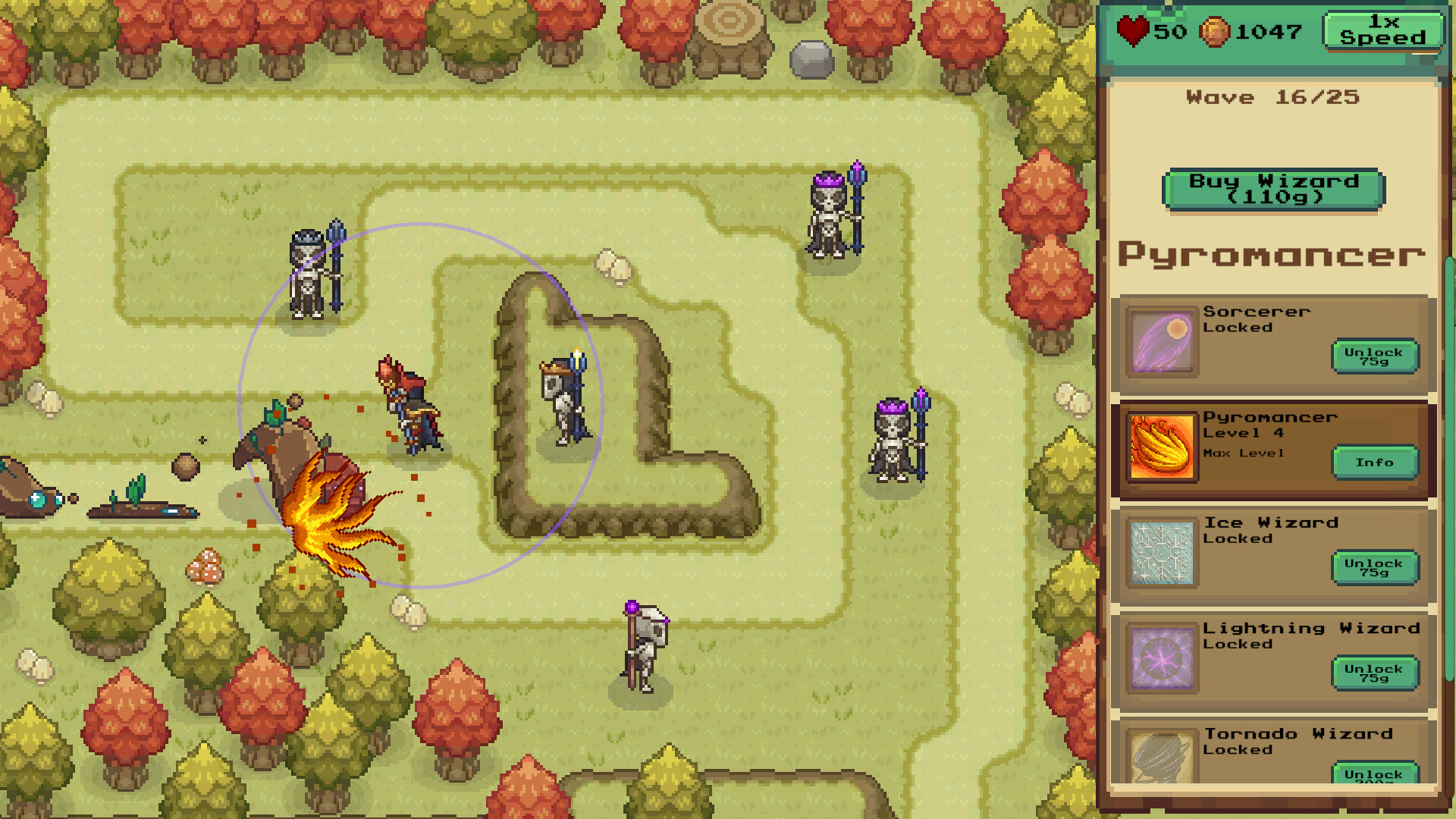 Skelemancer TD in-game screenshot 2