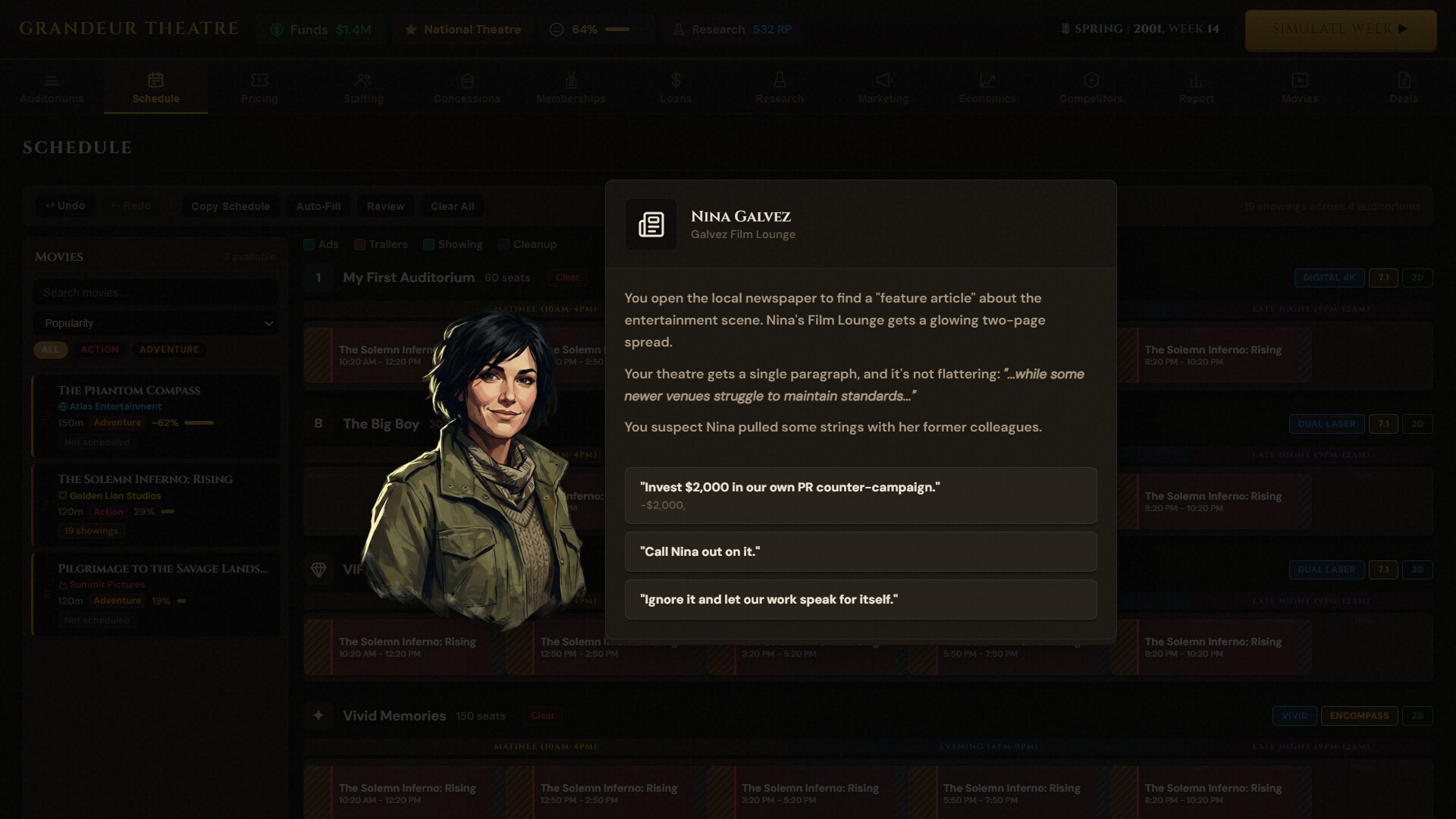 Box Office Mayhem: Theatre Tycoon in-game screenshot 3