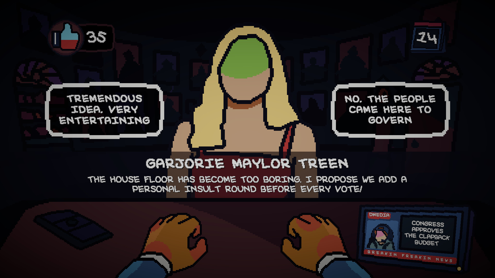 DRUMP SIMULATOR screenshot