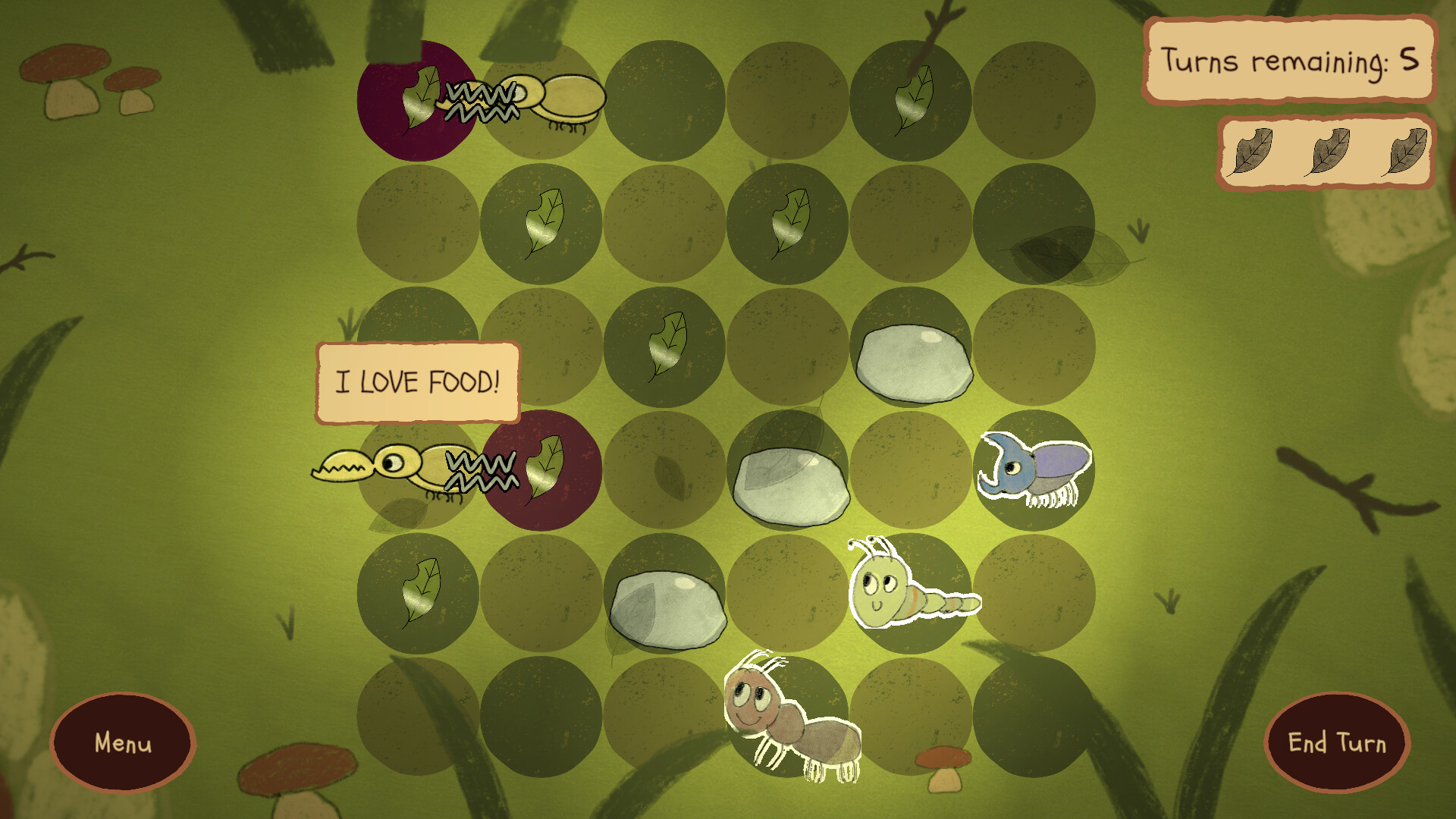Caterpillar King screenshot