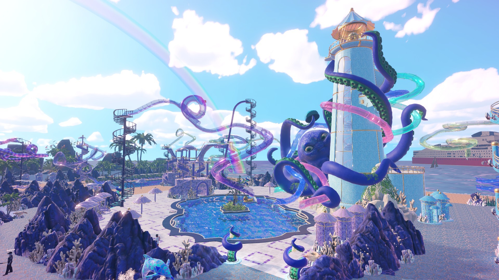Waterpark Simulator in-game screenshot 1