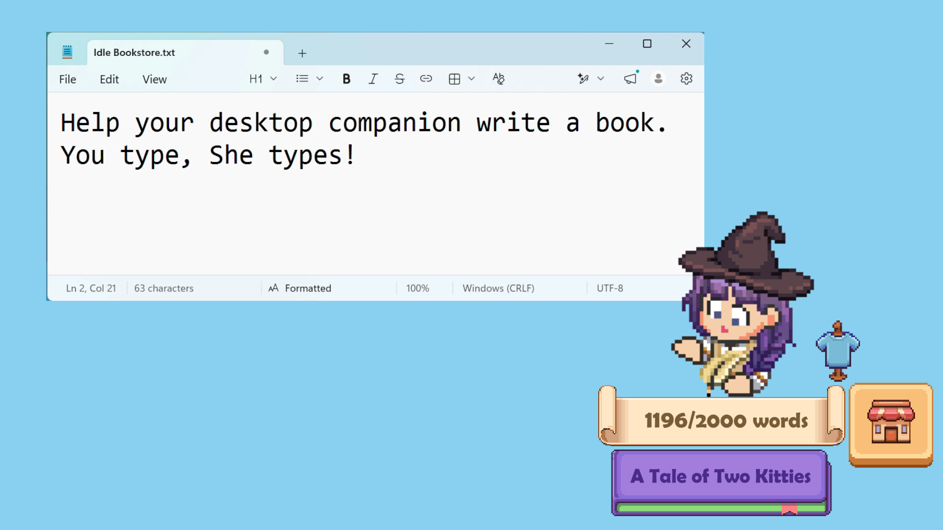 Idle Bookstore screenshot 2