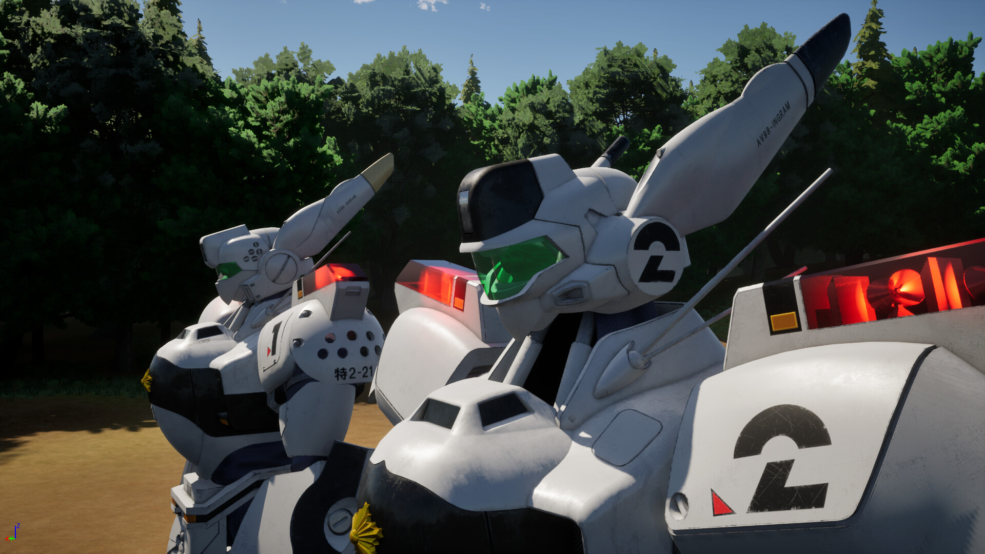 PATLABOR the Case Files mech screenshot