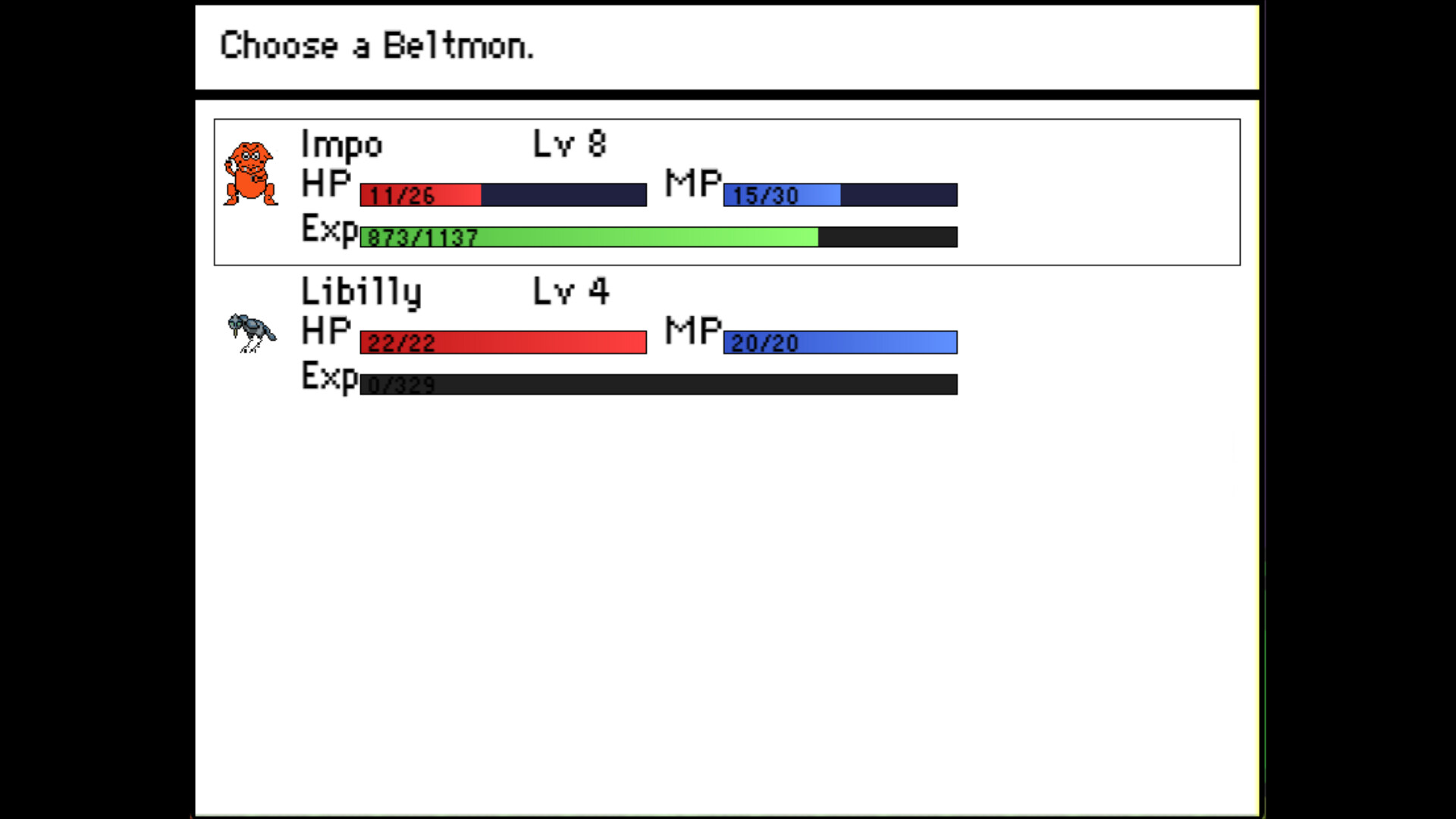 Beltmon screenshot 2